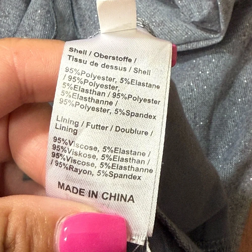 Women’s Size 2XL Chic Sheer Overlay Blue Blouse - Picture 14 of 15